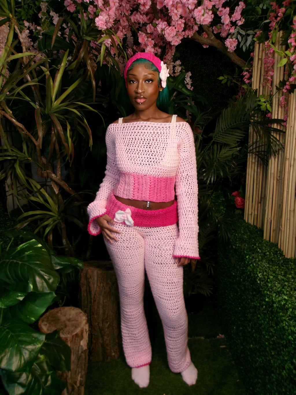 Orchid Foldover Lounge PANTS